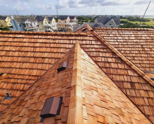 Outer Banks NC roofing and siding cedar shake roofs